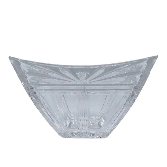 Waterford Marquis Odyssey Square Cut Crystal Glass Candy Bowl Nut Dish Dining - Picture 1 of 9
